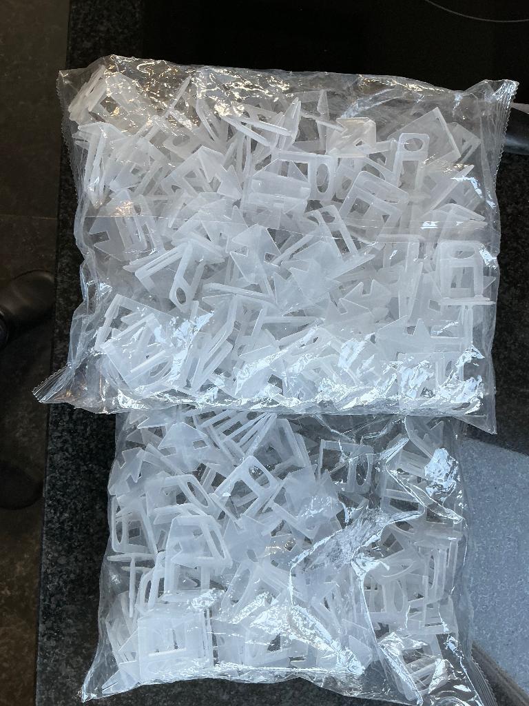 Tegelleveling clips, Doe-het-zelf en Verbouw, Tegels, Overige materialen, Wandtegels, Nieuw, Minder dan 20 cm