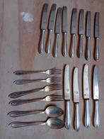 Vintage oud bestek messen vorken lepels, Antiek en Kunst, Ophalen of Verzenden