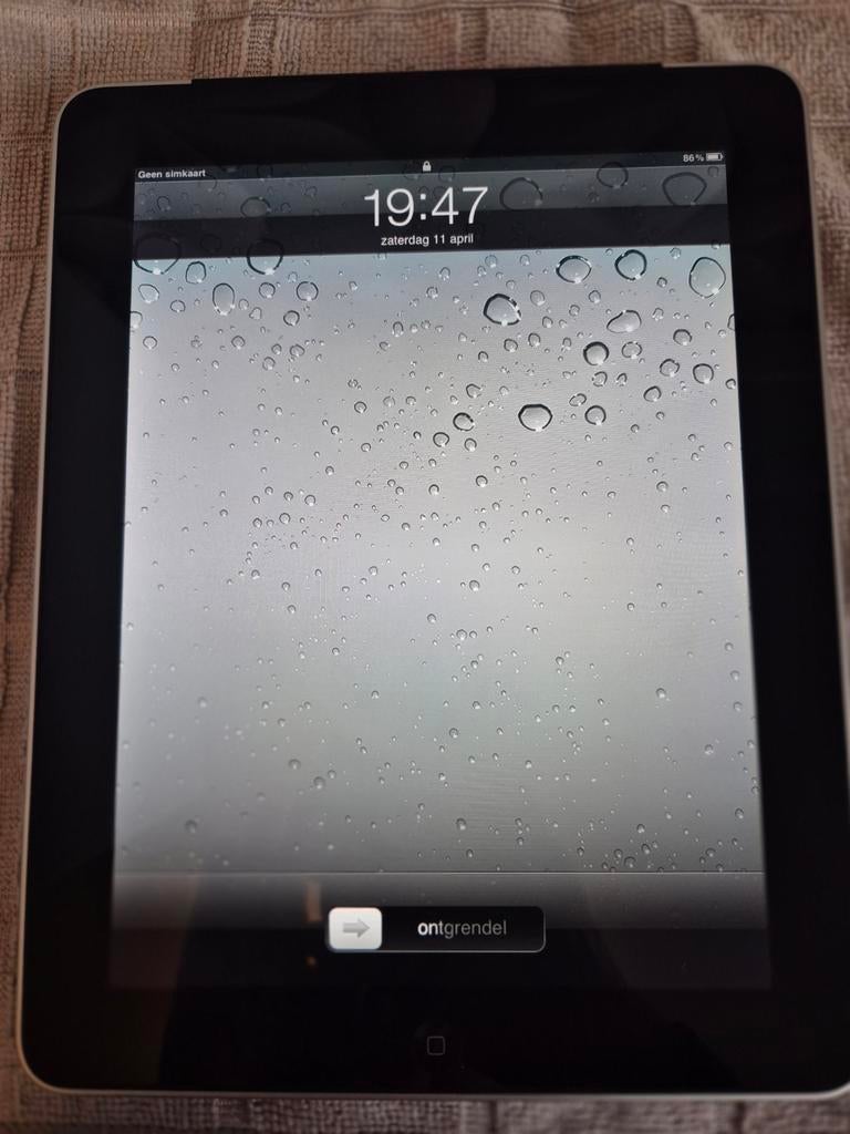 Mooie iPad A1337 (1st gen) 64GB WI-FI+3G geheel krasvrij!, Computers en Software, Apple iPads, 10 inch, Gebruikt, Apple iPad, Ophalen of Verzenden