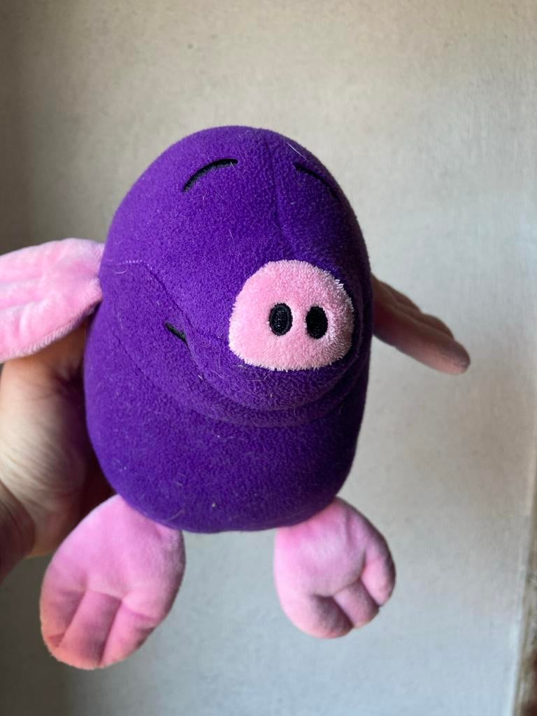 Molletje knuffel van Woezel en Pip - 18 cm, Paars, Gebruikt, Overige merken, Overige karakters