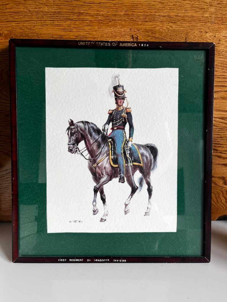 Afbeelding militairen, Antiek en Kunst, Ophalen