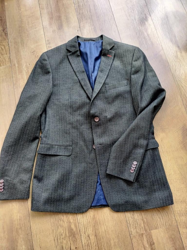 Colbert bruin Seven7Square maat 102 / 50-52, Kleding | Heren, Maat 52/54 (L), Blauw, Ophalen of Verzenden, Zo goed als nieuw