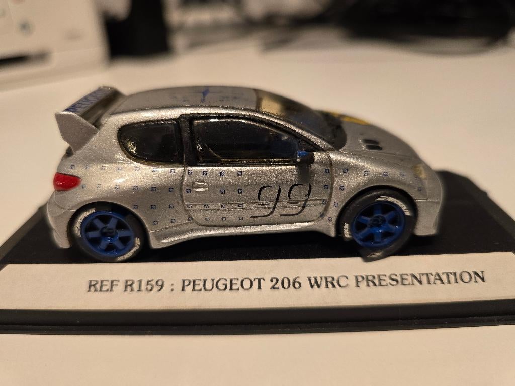 Peugeot 206 wrc presentation , starter, Hobby en Vrije tijd, Modelauto's | 1:43, Ophalen of Verzenden, Gebruikt, Auto, Overige merken