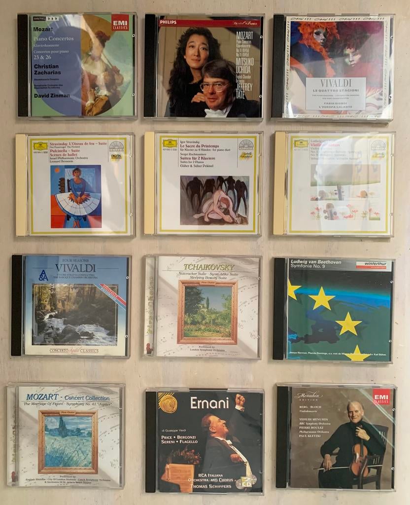 Mooie collectie: 110 klassieke muziek cd's + een paar lp's, Cd's en Dvd's, Ophalen of Verzenden, Classicisme, Zo goed als nieuw