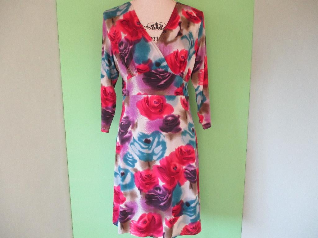 Trend One (womens wear) jurk maat 40, Maat 38/40 (M), Verzenden, Roze, Onder de knie