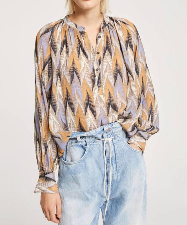 CLOSED prachtige satijnachtige blouse mt L/M, Overige kleuren, Verzenden, Closed, Maat 42/44 (L)