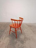 Vintage mid century Florida / Florett spijlenatoel, Zweden, Huis en Inrichting, Stoelen, Ophalen, Tweedehands, Tweedehands, Eén