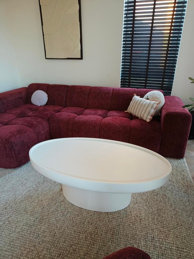 Betonciré salontafel - 120 cm - japandi, Ophalen, Nieuw