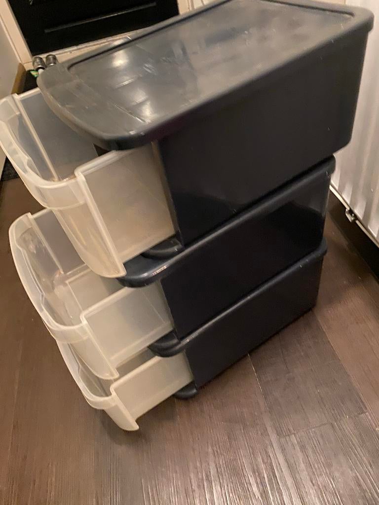 Handige opbergbox met 3 lades, Ophalen, Gebruikt