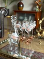 Prachtige set vintage Luminarc franse glazen + karaf, Antiek en Kunst, Ophalen of Verzenden