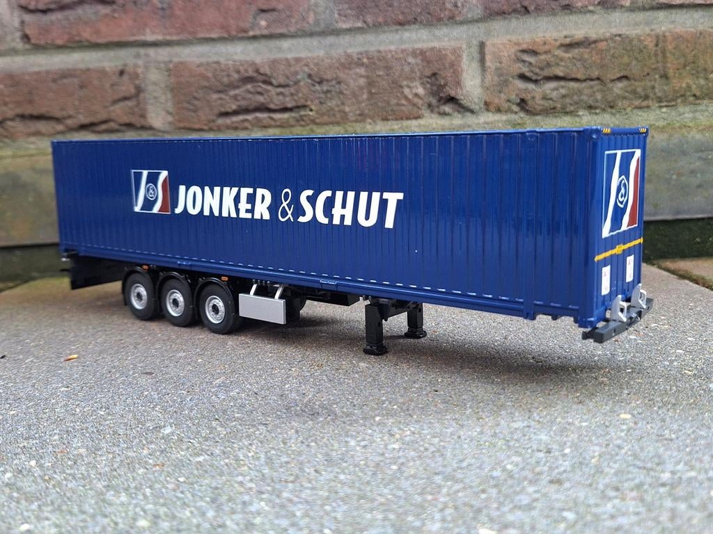Cavallino container+chassis Jonker & Schut., Ophalen of Verzenden, Zo goed als nieuw, Bus of Vrachtwagen, Wsi