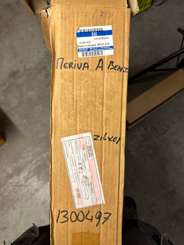 Nieuwe Radiator voor Opel Meriva A - Origineel Onderdeel, Auto-onderdelen, Ophalen of Verzenden, Nieuw, Opel