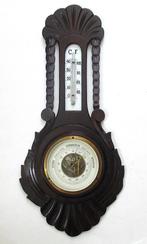 Antiek Duitse houten wand weerstation, Black Forest ca 1900., Ophalen of Verzenden