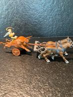 Vintage Asterix in strijdwagen poppetje, Ophalen of Verzenden, Asterix en Obelix, Gebruikt, Beeldje of Figuurtje