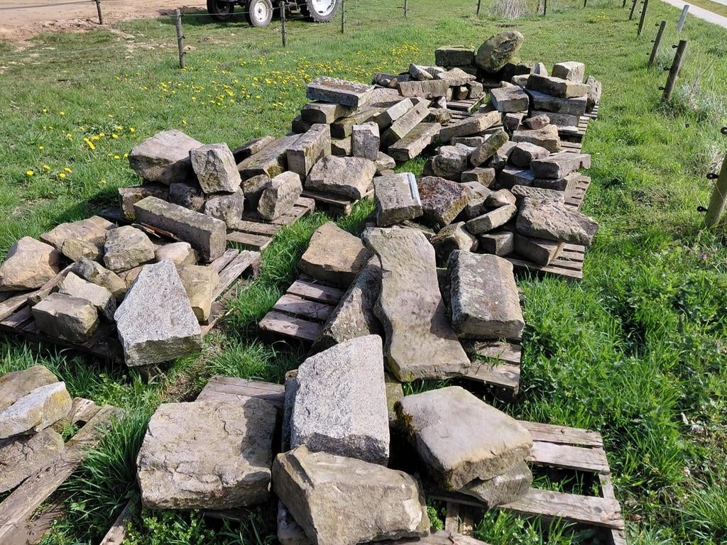 Bentheimer stenen, Ophalen