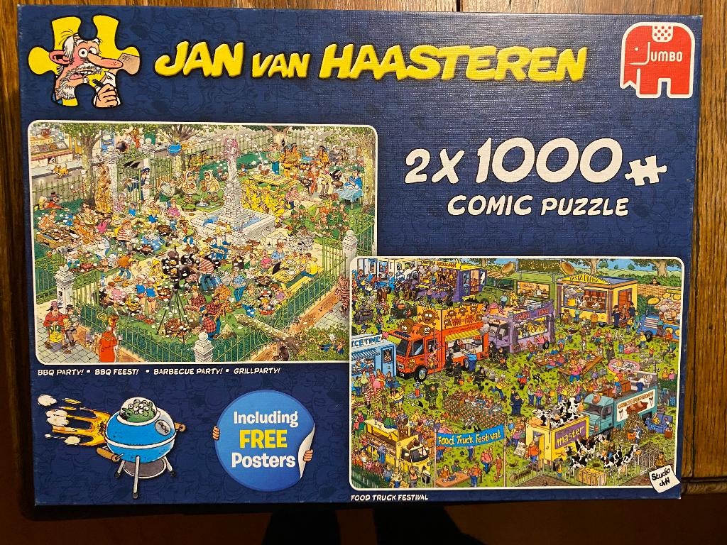 Jan van Haasteren legpuzzels, Hobby en Vrije tijd, Denksport en Puzzels, Ophalen of Verzenden, 500 t/m 1500 stukjes, Zo goed als nieuw
