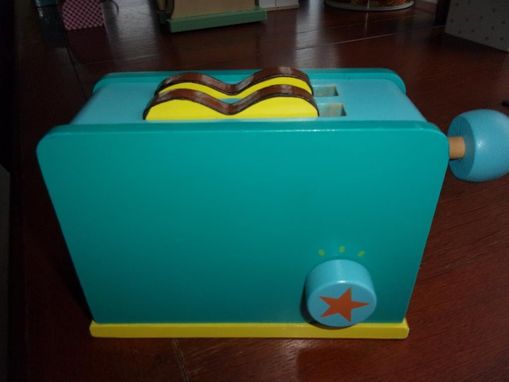 Houten BROODROOSTER, als nieuw, Ophalen of Verzenden, Zo goed als nieuw, Hout, Speelkeuken-accessoire