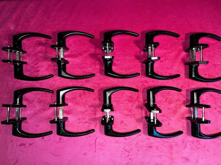 Bakelieten deurklinken, deurkrukken, oude klinken nr 101, Antiek en Kunst, Curiosa en Brocante, Ophalen of Verzenden