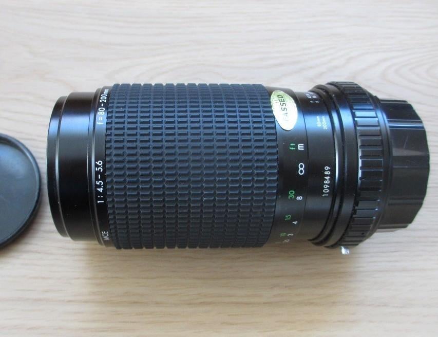 Zoomlens telelens Revuenon 80-200, Audio, Tv en Foto, Fotografie | Lenzen en Objectieven, Ophalen of Verzenden, Gebruikt, Telelens