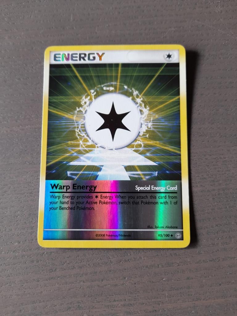 2008 stormfront 95/100 warp energy reverse, Ophalen of Verzenden, Gebruikt, Losse kaart, Foil