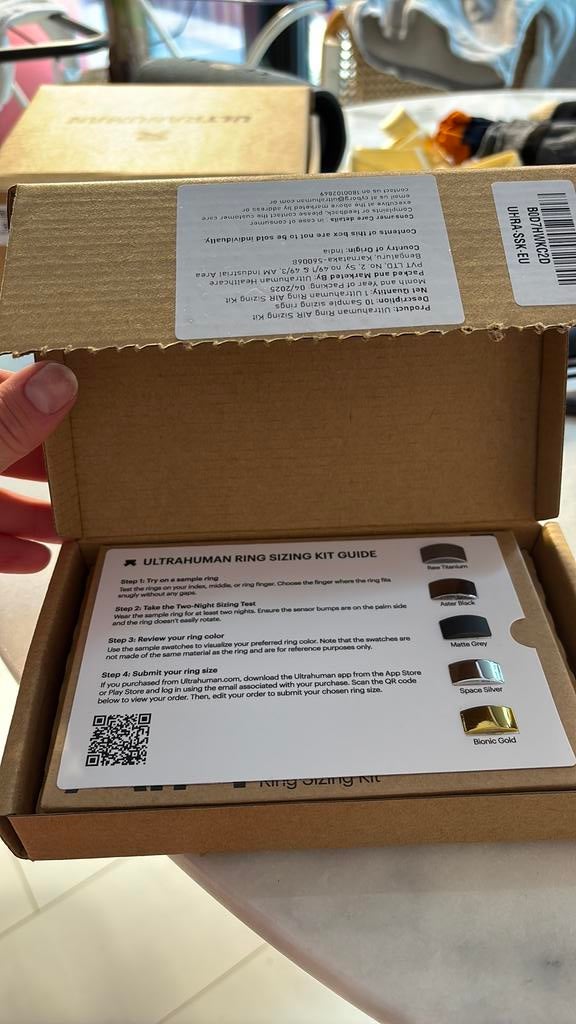 Gratis ultrahuman size kit + ring air, Ophalen, Niet werkend