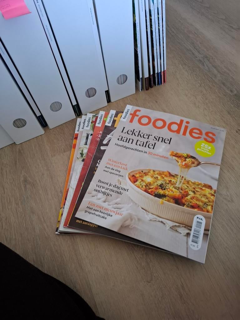 Foodies tijdschriften collectie (2019-2025), Boeken, Tijdschriften en Kranten, Ophalen, Zo goed als nieuw, Overige typen