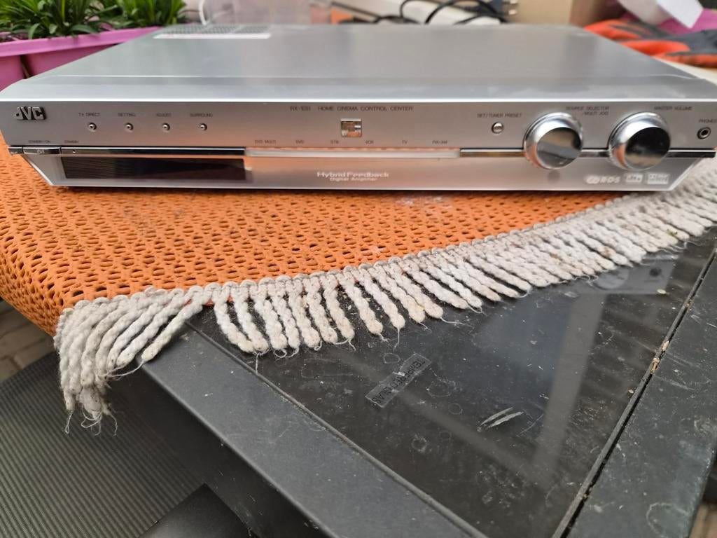 JVC RX-ES1SL Stereo Receiver - Compact en Krachtig, Ophalen, Gebruikt, JVC, Minder dan 60 watt