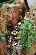 Diorama Camel Trophy 4x4 Adventure 1:64 in vitrine, Hobby en Vrije tijd, Info@bennie-gs.nl, Bennie G's, 7241MB, 1:50 of kleiner