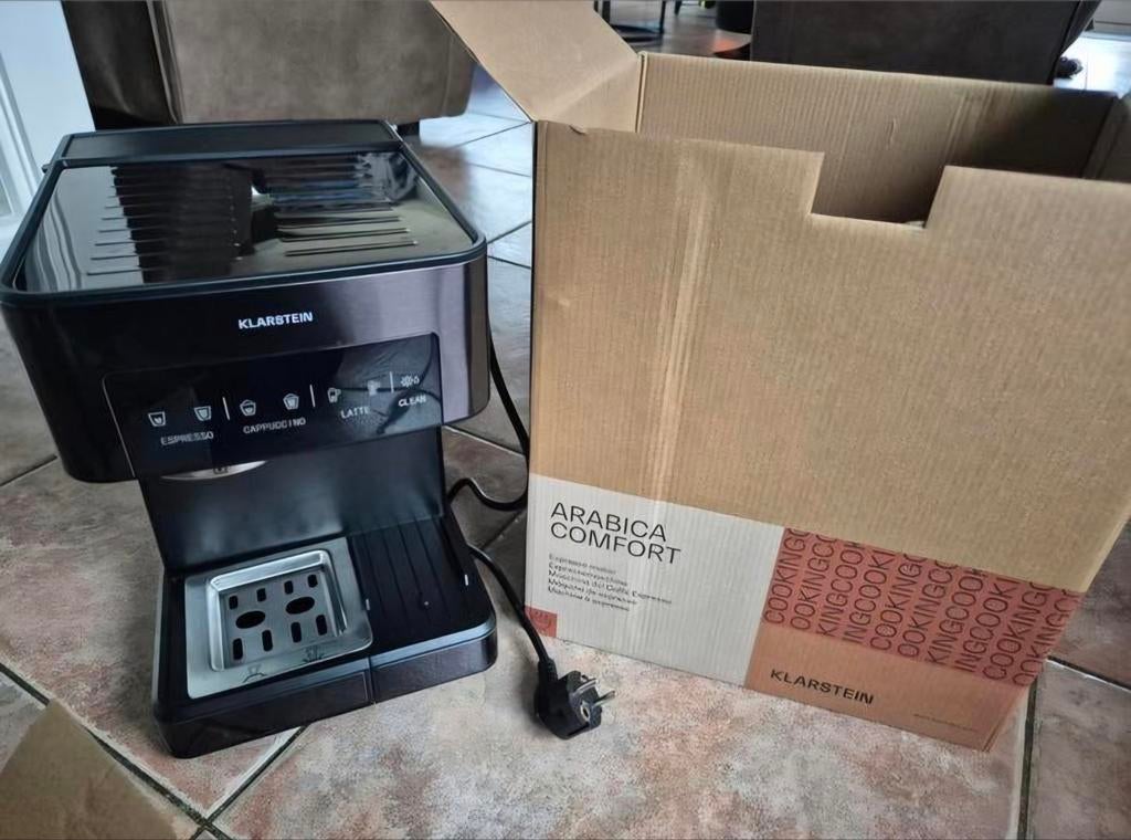 Klarstein Arabica Comfort Espresso Apparaat - Nieuwstaat, Witgoed en Apparatuur, Ophalen of Verzenden
