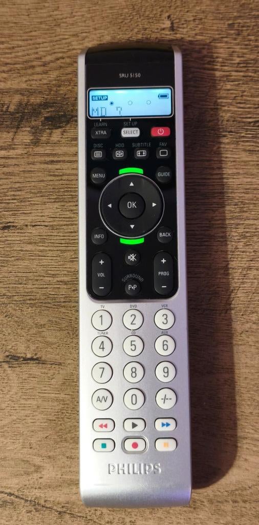 Philips SRU 5150 afstandsbediening, Gebruikt, Ophalen of Verzenden, Origineel, Receiver of Versterker
