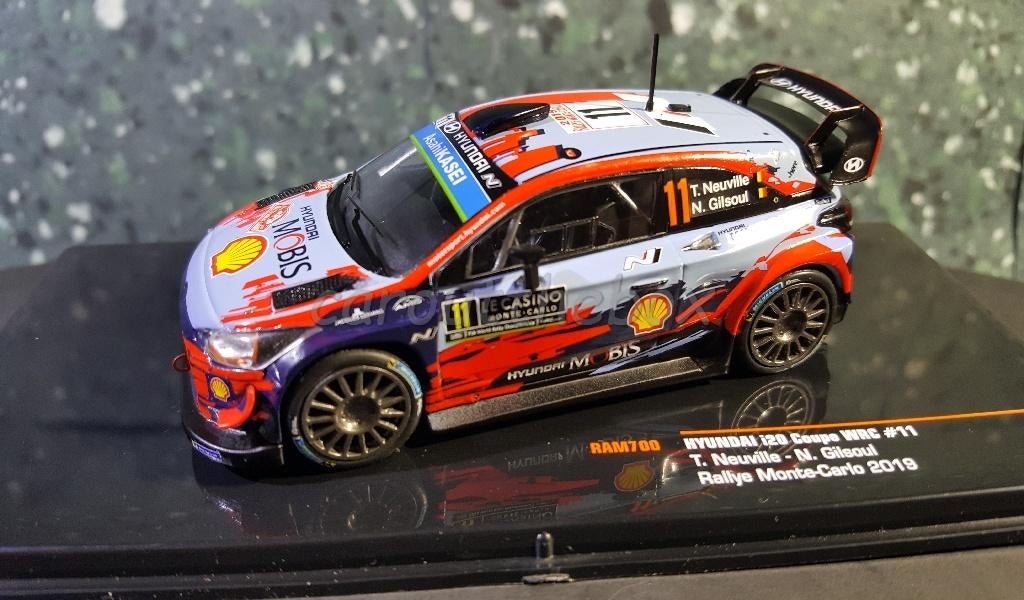Hyundai i20 WRC No 11 Monte Carlo 2019 1:43 Ixo V274, Verzenden, Nieuw, Auto, Overige merken