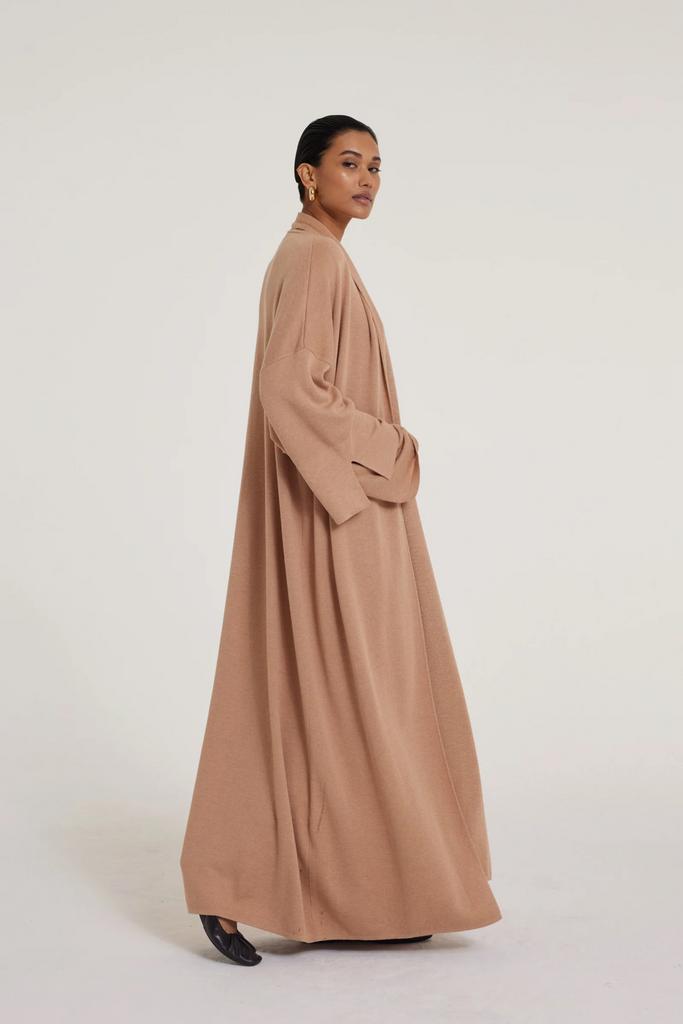 Merrachi knitted abaya set met legging, Kleding | Dames, Ophalen of Verzenden, Zo goed als nieuw, Overige kleuren, Onder de knie