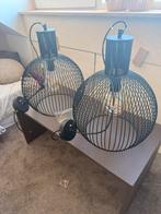 Hanglamp zwart 2stuks, Ophalen, Zo goed als nieuw, Plafondventilator