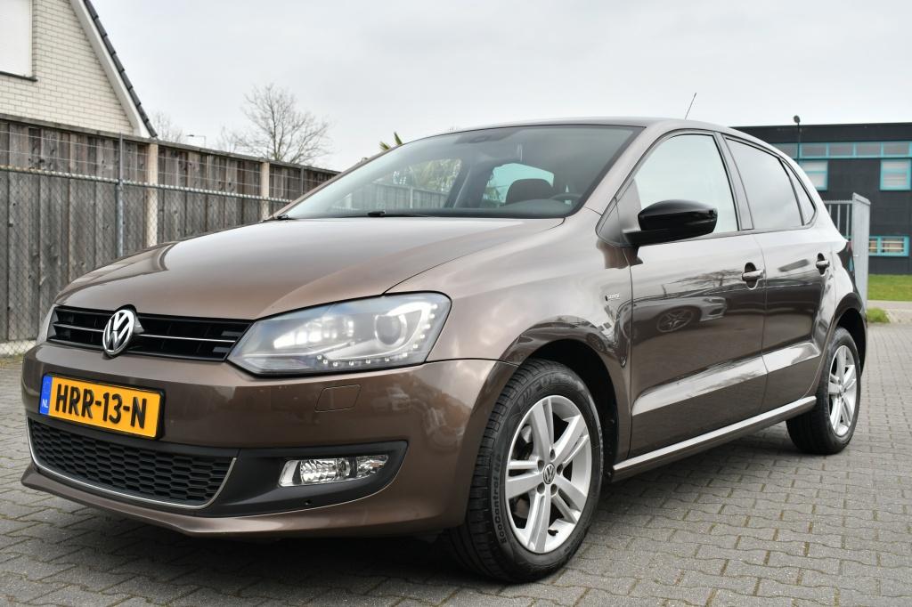Volkswagen Polo 1.2 TSI 90PK Match Xenon|LED|Clima|Stoelverw, Euro 5, Gebruikt, 4 cilinders, Bruin