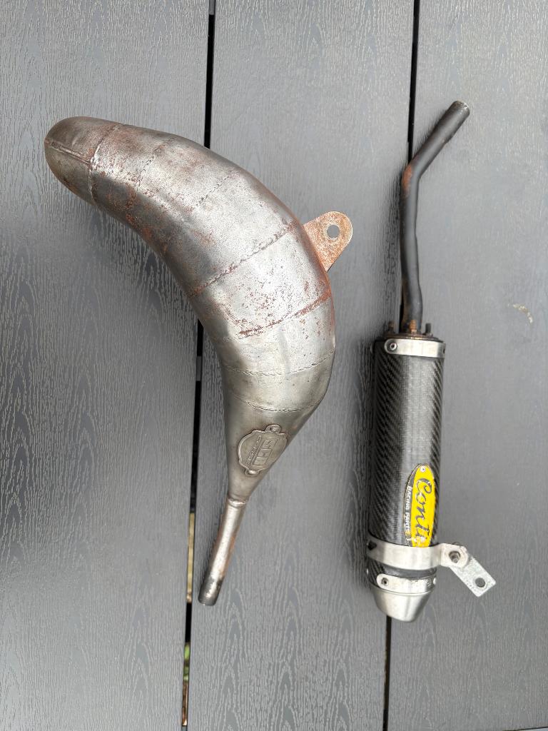 SCR Corse 70-80 Uitlaat Derbi, Fietsen en Brommers, Brommers | Derbi, 6 versnellingen, Maximaal 45 km/u, Ophalen of Verzenden