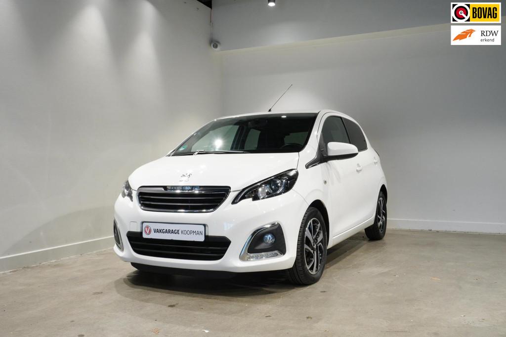 Peugeot 108 1.2 VTi Allure, Voorwielaandrijving, Gebruikt, Zwart, 1199 cc