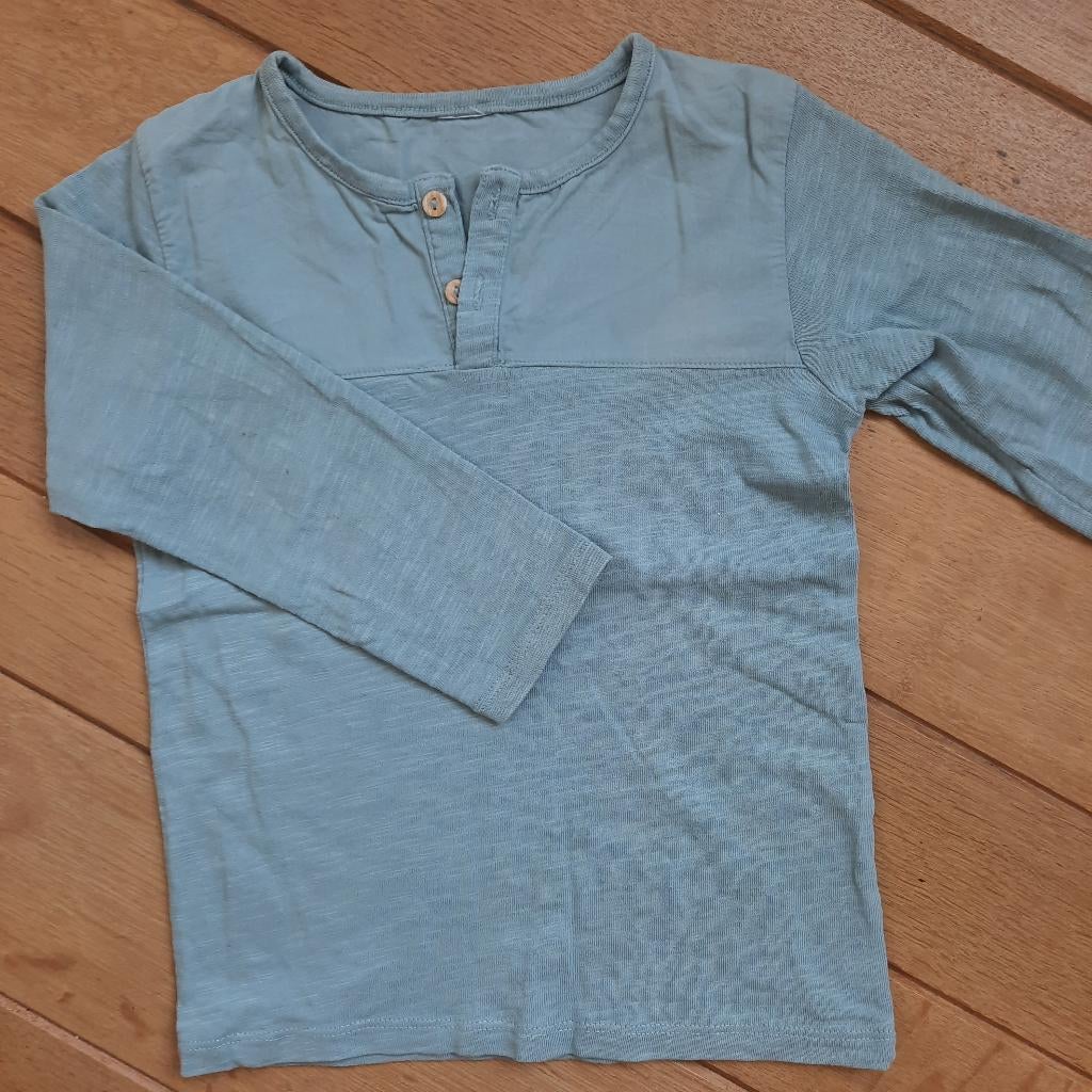 Zara longsleeve shirt blauw maat 104 - nieuw -, Kinderen en Baby's, Kinderkleding | Maat 104, ZARA, Nieuw, Ophalen of Verzenden