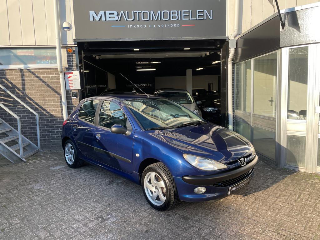 Peugeot 206 1.4 Gentry/5 DRS/Automaat/1e Eigenaar/87DKM/Nap/, Auto's, Blauw, Bedrijf, Metallic lak, 75 pk