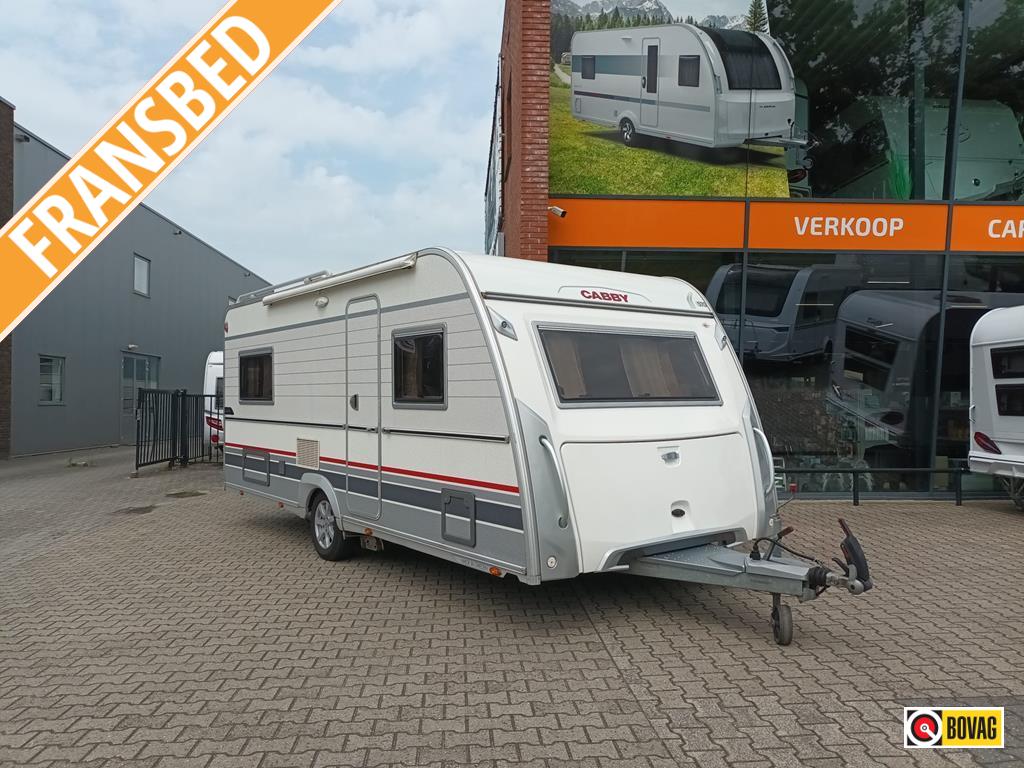 Cabby Caienna 570, Caravans en Kamperen, Caravans, Bedrijf, tot en met 4, 1250 - 1500 kg, Rondzit, Overige merken, Frans bed, Overige typen
