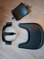 stokke babyset met playtray zwart, Kinderen en Baby's, Ophalen, Zo goed als nieuw, Meegroeistoel