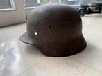 Duitse WO2 Helm - Verzamelaarsobject, Verzamelen, Ophalen of Verzenden, Landmacht, Duitsland, Helm of Baret