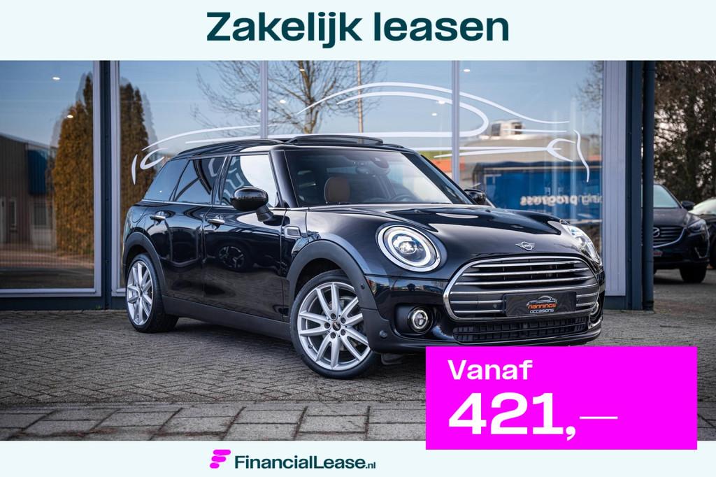 Mini Mini Clubman 1.5 Cooper Richmond Park|Carplay|Leder|Sch, Gebruikt, Blauw, Leder, 3 cilinders