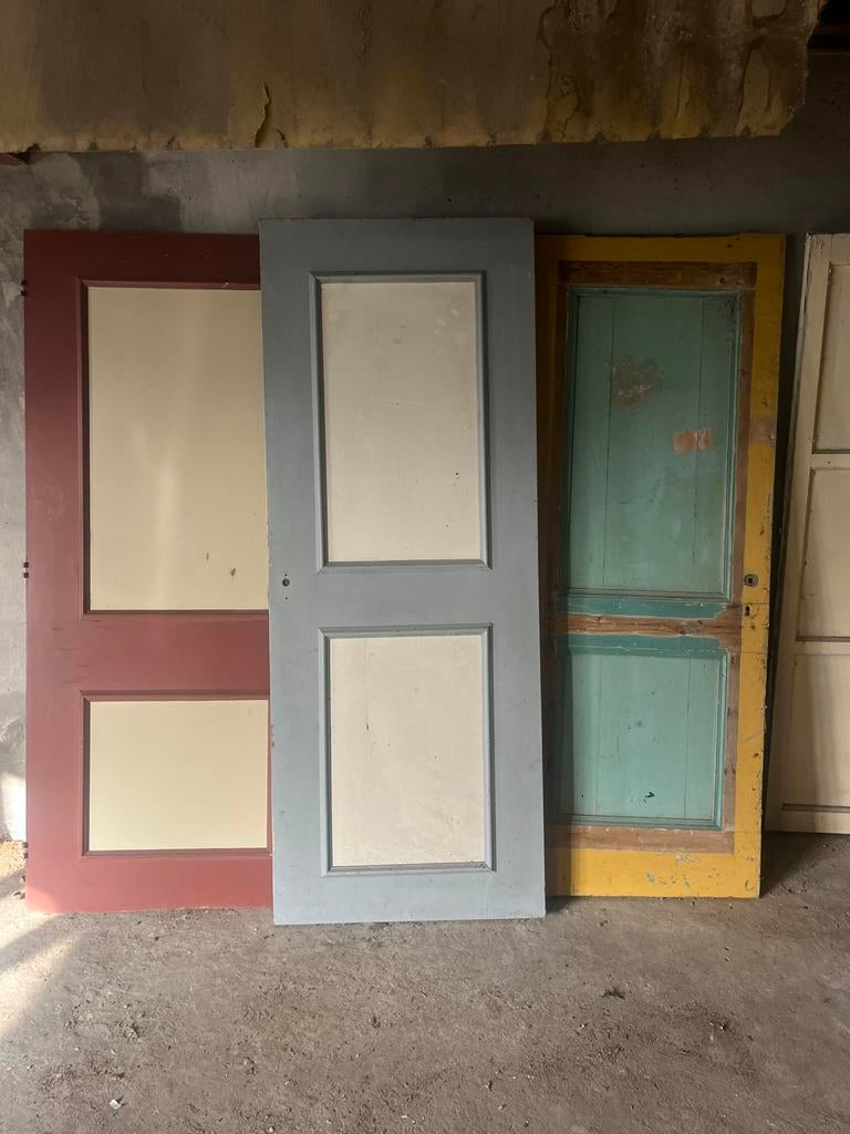 Oude deuren, Doe-het-zelf en Verbouw, Deuren en Horren, Ophalen, Gebruikt, Binnendeur, 200 tot 215 cm