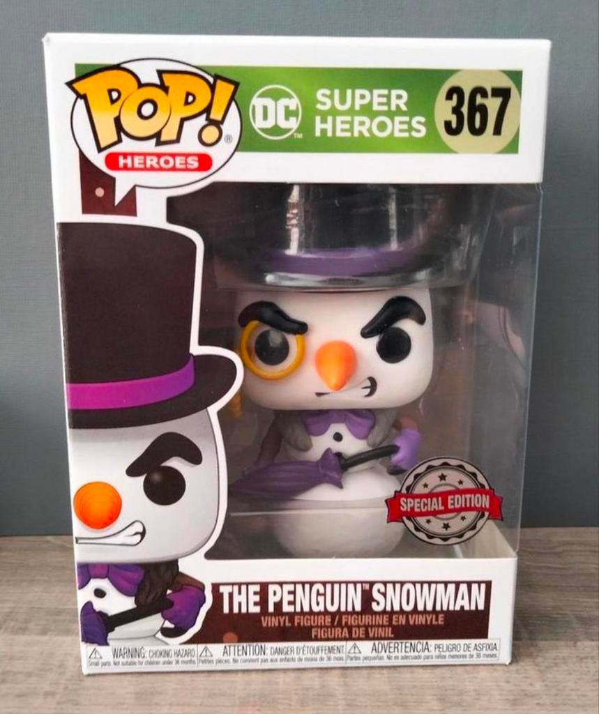 367 The Penguin Snowman Special Edition DC Funko Pop, Ophalen of Verzenden, Zo goed als nieuw