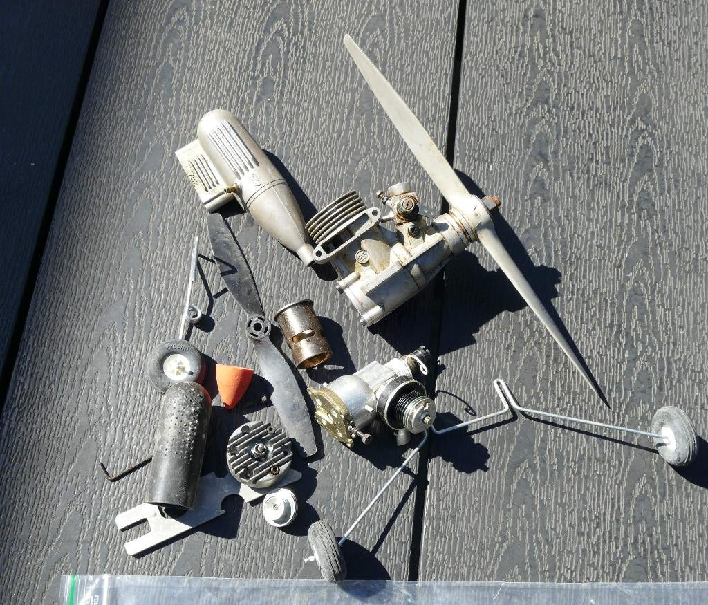 Modelbouw motor, Ophalen, Gebruikt