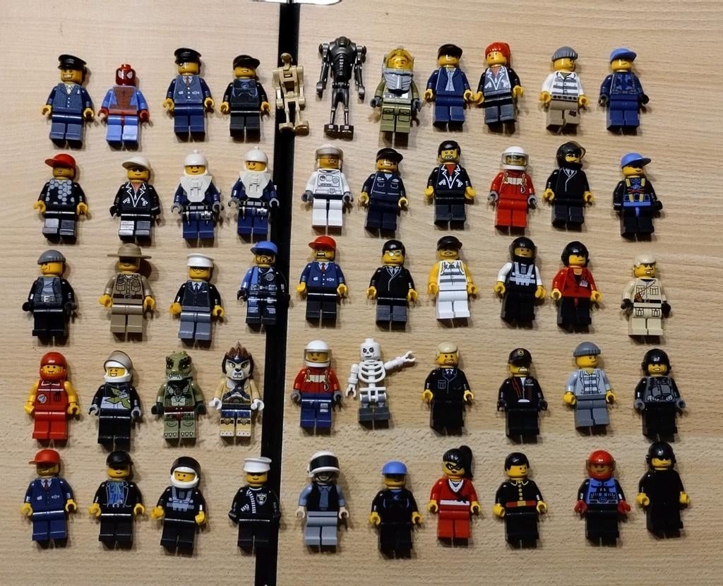 Lego minifiguren poppetjes 50 stuks, Ophalen of Verzenden, Gebruikt, Minifiguur, Lego