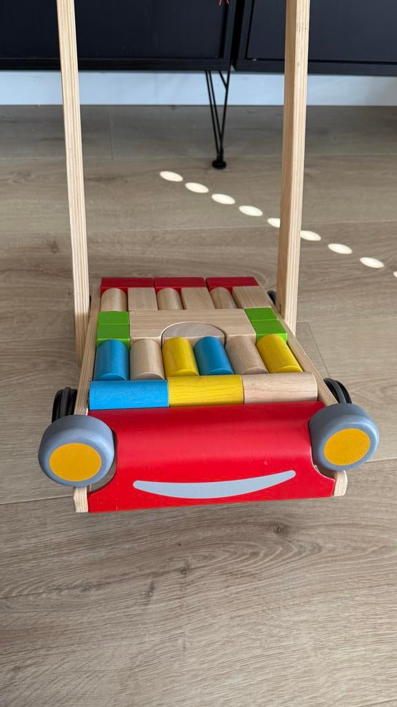 Blokkenkar met houten blokken, Ophalen, Gebruikt, Overige merken