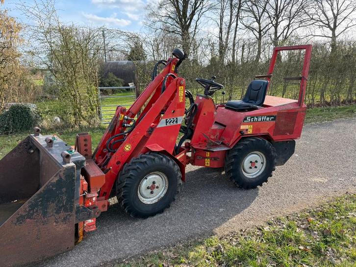 Schäffer 222 Shovel, Zakelijke goederen, Machines en Bouw | Kranen en Graafmachines, Wiellader of Shovel, Ophalen