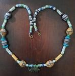 Snoer antieke glas- handelskralen, Sieraden, Tassen en Uiterlijk, Antieke sieraden, Ophalen of Verzenden, Overige materialen, Ketting