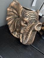Olifantevaas Goud, Huis en Inrichting, Woonaccessoires | Vazen, Ophalen, Zo goed als nieuw, Overige materialen, Minder dan 50 cm